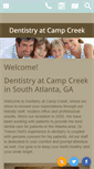 Mobile Screenshot of dentistryatcampcreek.com